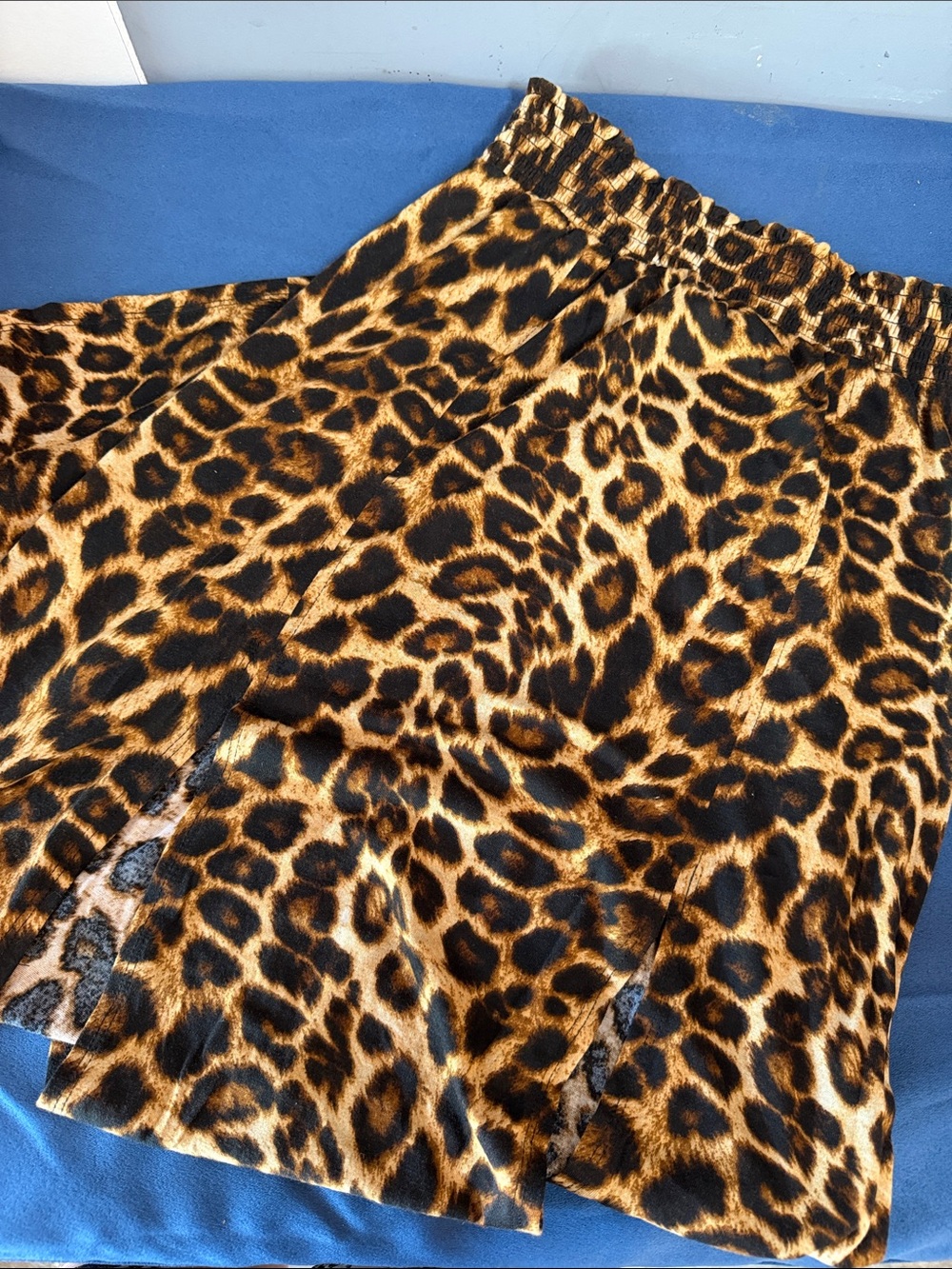 No Boundaries Leopard Print Skirt in Black & Tan - Picture 2 of 3